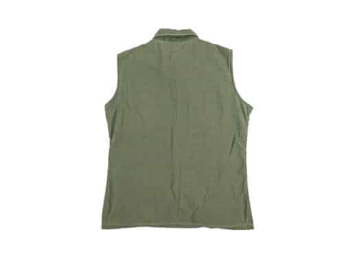 Vintage 1960s Vietnam War Military Vest (Custom Remake Pattern) Green Sz M - Image 2