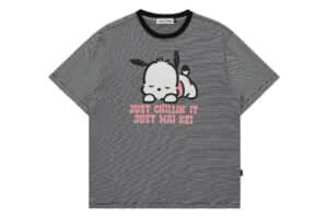 Wai Kei Chill Pochaco Stripe Tee Black