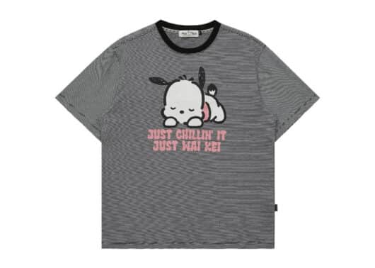 Wai Kei Chill Pochaco Stripe Tee Black