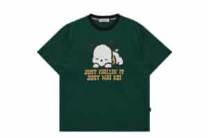 Wai Kei Chill Pochaco Stripe Tee Green
