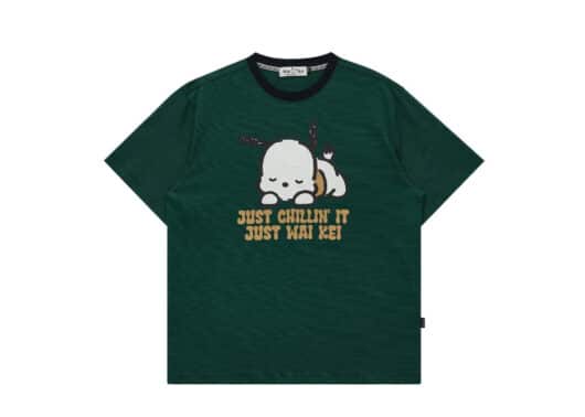 Wai Kei Chill Pochaco Stripe Tee Green