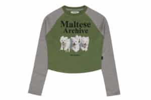 Wai Kei Maltese Archive Raglan Long Sleeve Tee Khaki