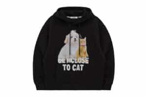 Wai Kei Maltese and Cheesecat Hoodie Black