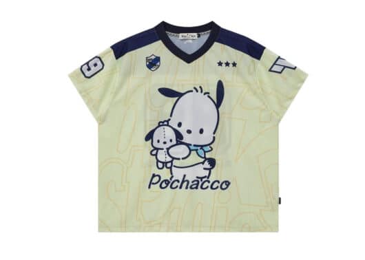 Wai Kei Pochaco Mesh Tee Light Yellow