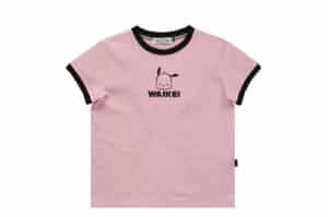 Wai Kei Pochaco Ringer Tee Pink