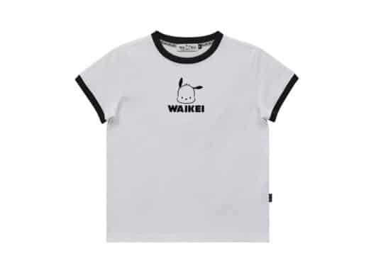 Wai Kei Pochaco Ringer Tee White