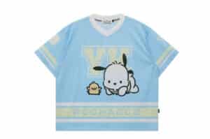 Wai Kei Yk Pochaco Mesh Tee Sky Blue