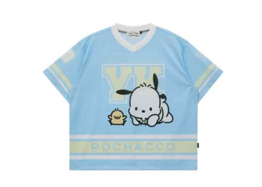 Wai Kei Yk Pochaco Mesh Tee Sky Blue