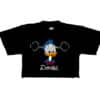 Disney Mickey Mouse Crop Tee Black CROP-013