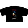 Disney Mickey Mouse Crop Tee Black CROP-013 - Image 2