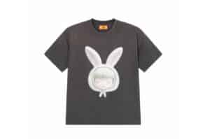A Few Good Kids 25SS Cartoon Angel Series Rabbit Doll Tee Charcoal