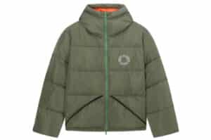 A Few Good Kids Fluffy Hooded Jacket Army Green