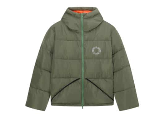 A Few Good Kids Fluffy Hooded Jacket Army Green