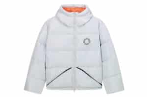 A Few Good Kids Fluffy Hooded Jacket Light Grey