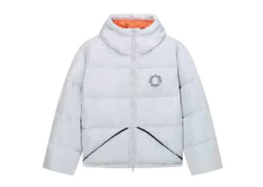 A Few Good Kids Fluffy Hooded Jacket Light Grey