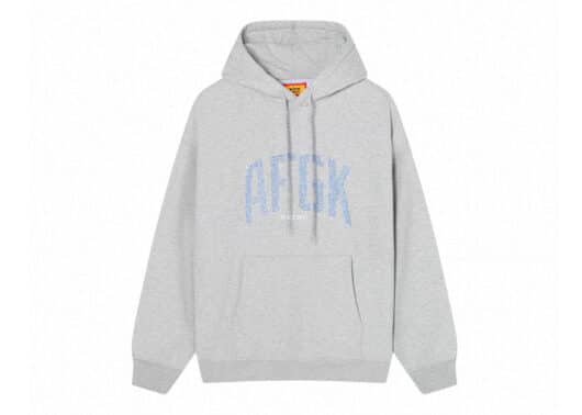 A Few Good Kids Raindrops Rhinestone Hoodie Grey