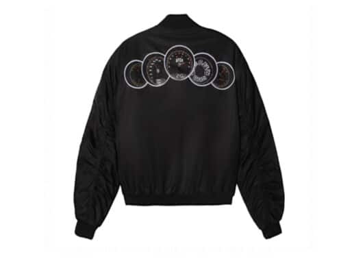 A Few Good Kids Tachometer MA1 Bomber Jacket Black