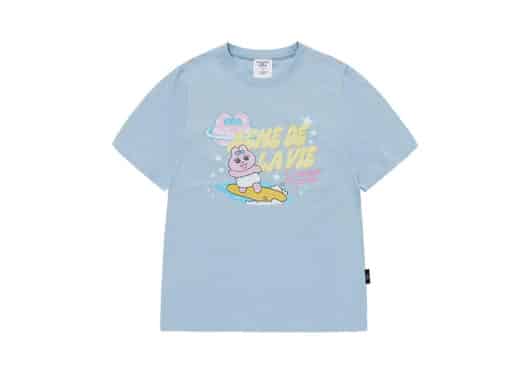 ADLV Woman Surfing Opanchu Usagi Standard Tee Blue