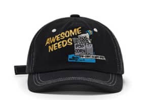 Awesome Needs Signature Cap Retro Black