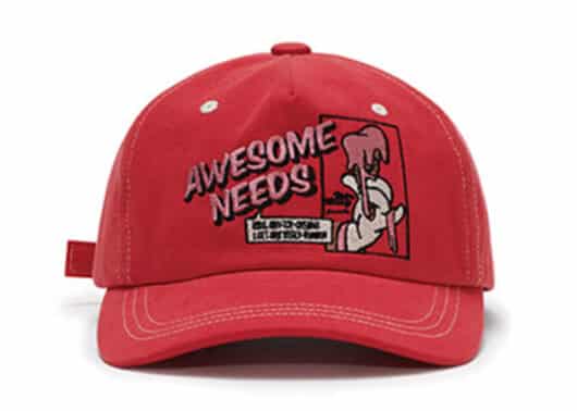 Awesome Needs Signature Cap Retro Red