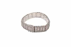 Glacierboy Rhinestone Bracelet Silver