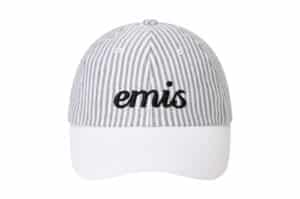 Emis Stripe Ball Cap Black