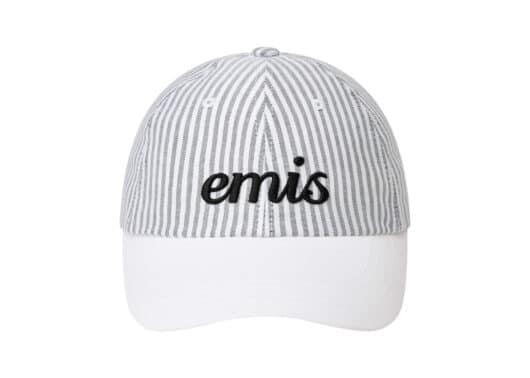 Emis Stripe Ball Cap Black
