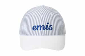 Emis Stripe Ball Cap Blue