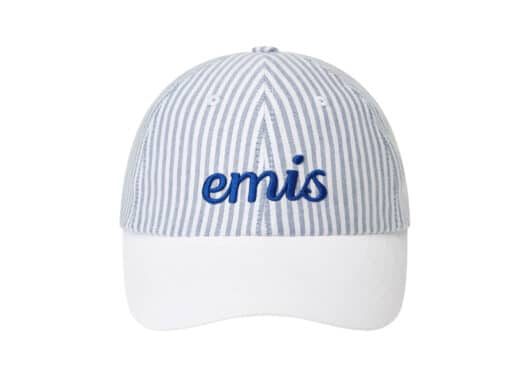 Emis Stripe Ball Cap Blue