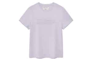 Matin Kim Applique Logo Patch Top Lilac TS044