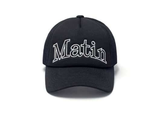 Matin Kim Matin Mesh Trucker Ball Cap Black HT009