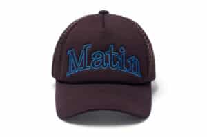 Matin Kim Matin Mesh Trucker Ball Cap Brown HT009