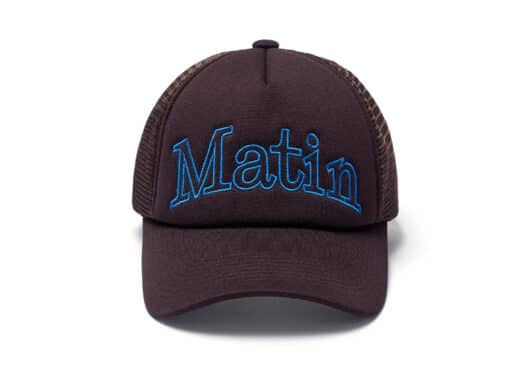 Matin Kim Matin Mesh Trucker Ball Cap Brown HT009