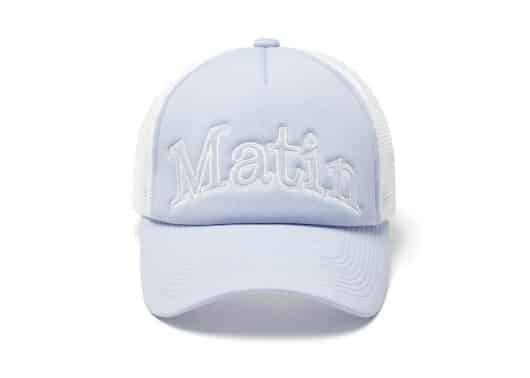 Matin Kim Matin Mesh Trucker Ball Cap Grey HT009