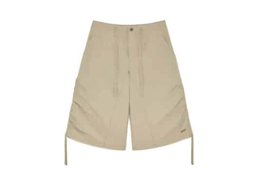 Matin Kim Nylon Strings Half Pants Beige PT010