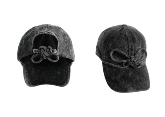 ONGO Butterfly Knot Cap Black