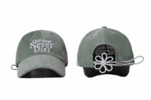 ONGO Corduroy Flower Knot Cap Mint