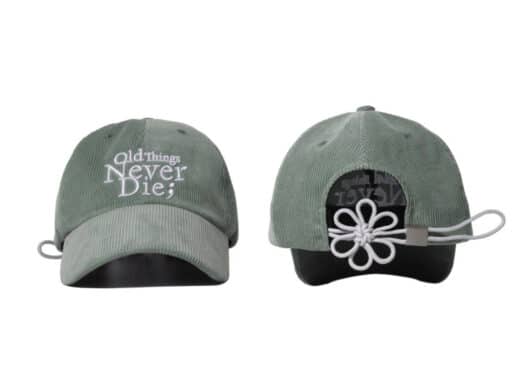 ONGO Corduroy Flower Knot Cap Mint