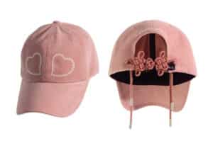 ONGO Double Heart Knot Cap Pink