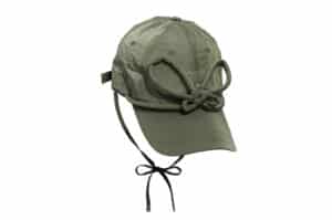 ONGO x Happly Nylon Butterfly Knot Cap Olive
