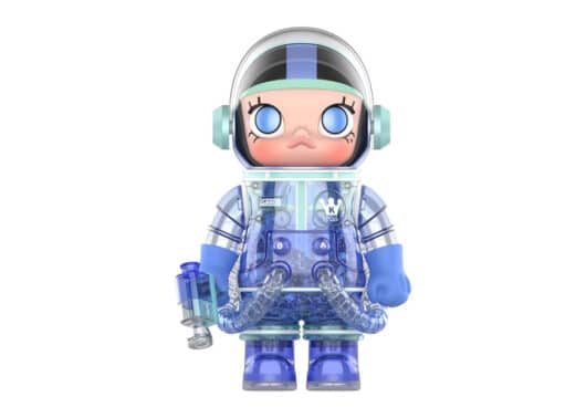 Pop Mart Mega Collection 400% Space Molly Soft Drinks -- Blue Hawaii