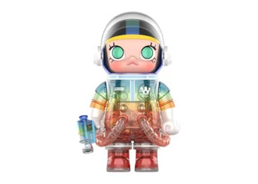 Pop Mart Mega Collection 400% Space Molly Soft Drinks -- Rainbow Paradise