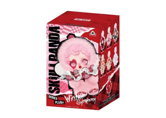 Pop Mart SKULLPANDA Winter Symphony Series Vinyl Face Plush Pendant Single Blind Box