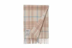 Rockfish Weatherwear Classic Wool Check Muffler Beige