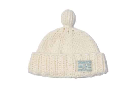Rockfish Weatherwear Hand Knit Bubble Beanie Ivory