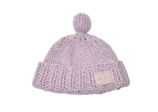 Rockfish Weatherwear Hand Knit Bubble Beanie Lavender