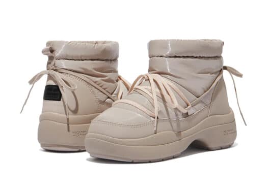 Rockfish Weatherwear Snow Padded Boots Short Beige