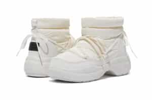 Rockfish Weatherwear Snow Padded Boots Short Ivory