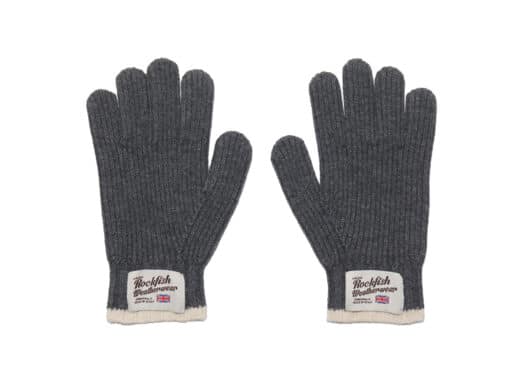 Rockfish Weatherwear Wooly Short Gloves Dark Grey