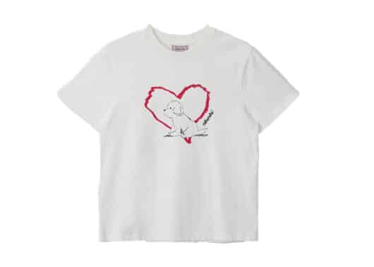 Rolarola Heart Friends Puppy Tee White